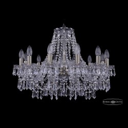 Люстра хрустальная 1403/12/240 Pa Bohemia Ivele Crystal (Стеклянный рожок)