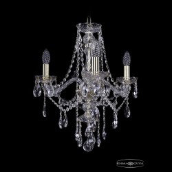 Люстра хрустальная 1415/3/165 G Bohemia Ivele Crystal (Стеклянный рожок)