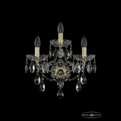 Бра хрустальные 1415B/2+1/165/XL G Bohemia Ivele Crystal (Стеклянный рожок)