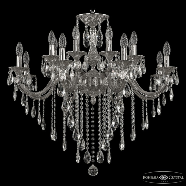 Люстра бронзовая 72118/16/285 B Ni Bohemia Ivele Crystal (Литые)