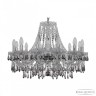 Люстра хрустальная 1403/12/240 Ni K731 Bohemia Ivele Crystal (Стеклянный рожок)