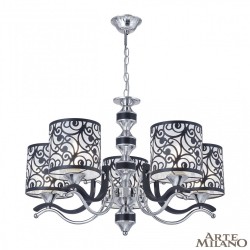 Люстра 304957/5 Bk/Ni Arte Milano (Подвесные)
