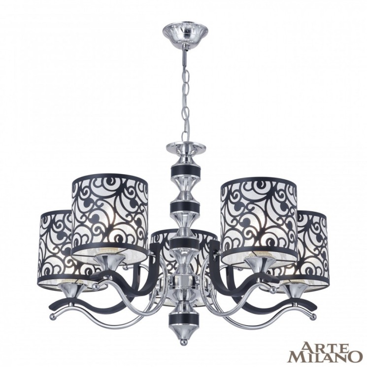 Люстра 304957/5 Bk/Ni Arte Milano (Подвесные)
