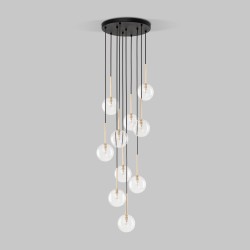 Подвесной светильник со стеклянными плафонами                      TK Lighting  5944 Nilos