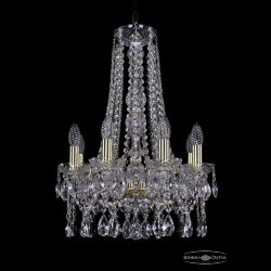 Люстра хрустальная 1413/8/141/h-59 G Bohemia Ivele Crystal (Стеклянный рожок)