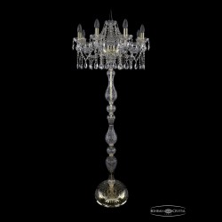 Торшер хрустальный 1413T1/8/200-160 G Bohemia Ivele Crystal (Стеклянный рожок)