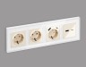 Ambrella Light Комплект механизма электрической розетки Ambrella Volt ALFA MA307010
