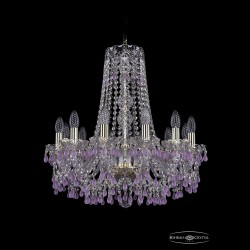 Люстра хрустальная 1410/12/195/h-60 G V7010 Bohemia Ivele Crystal (Стеклянный рожок)