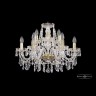 Люстра хрустальная 1403/6+3/195 G Bohemia Ivele Crystal (Стеклянный рожок)