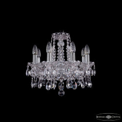 Люстра хрустальная 1413/8/141 Ni Bohemia Ivele Crystal (Стеклянный рожок)
