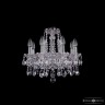 Люстра хрустальная 1413/8/141 Ni Bohemia Ivele Crystal (Стеклянный рожок)