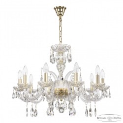 Люстра хрустальная 118/10/240 G Bohemia Ivele Crystal (118)