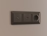 Ambrella Light Лицевая панель для TV розетки QUANT Ambrella Volt ALFA AP6430