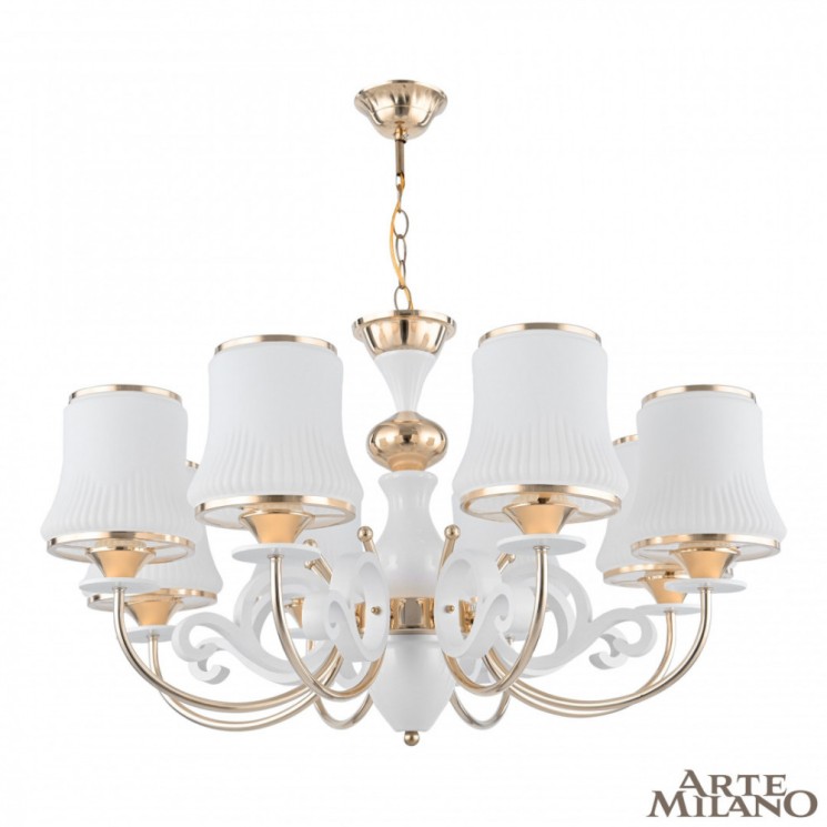 Люстра 301097/8 Wh/Gd Arte Milano (Подвесные)