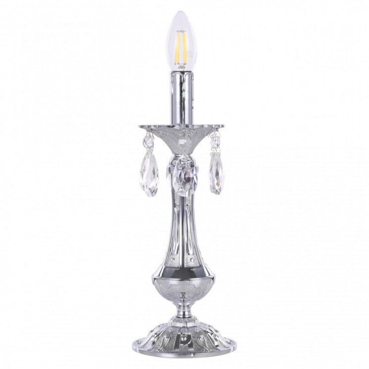 Настольная лампа AL77100L/1-32 Ni Bohemia Ivele Crystal (С 1 лампочкой)
