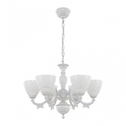 Люстра с плафонами подвесная 343837/6 WT+SL Arte Milano (Подвесные)