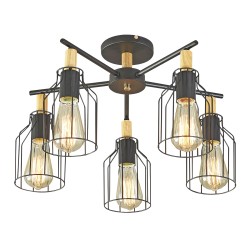 Escada 469/5PL E27*60W Black