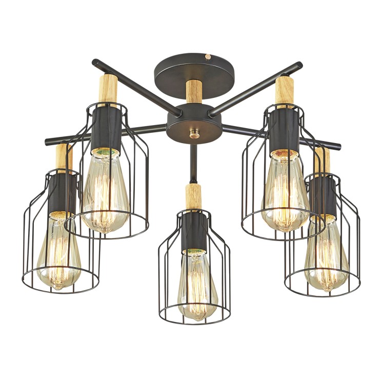 Escada 469/5PL E27*60W Black