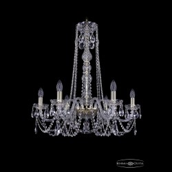 Люстра хрустальная 1402/6/240/h-73 G Bohemia Ivele Crystal (Стеклянный рожок)