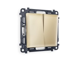 Ambrella Light Комплект механизма 2-клавишного выключателя Ambrella Volt ALFA MA603010