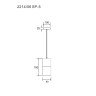 Подвесной светильник Divinare CIGNO 2214/06 SP-5
