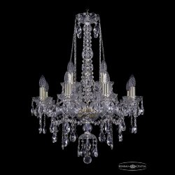 Люстра хрустальная 1415/8+4/200/h-75 G Bohemia Ivele Crystal (Стеклянный рожок)