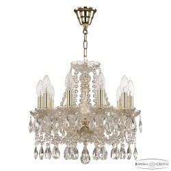 Люстра хрустальная 107/10/141 G Bohemia Ivele Crystal (Стеклянный рожок)