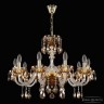Люстра с цветным хрусталём 5417/10/240 G Amber/M-1H K721 Bohemia Ivele Crystal (5417)
