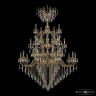 Люстра бронзовая 72118/20+10+5/520/3d B G Y1 Bohemia Ivele Crystal (Литые)