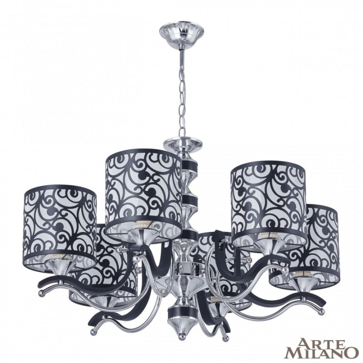 Люстра 304957/6 Bk/Ni Arte Milano (Подвесные)