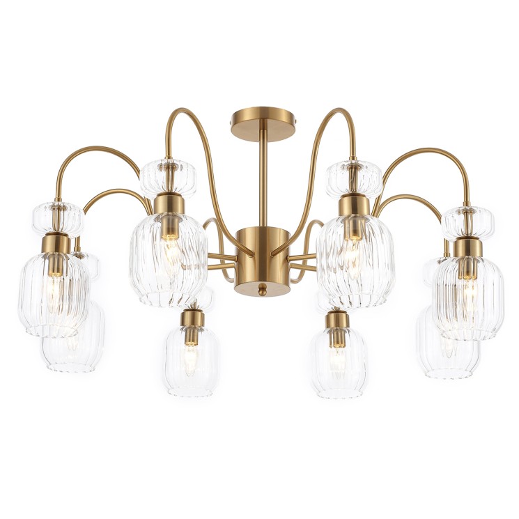 Escada 1141/8PL E14*60W Antigue copper/Clear