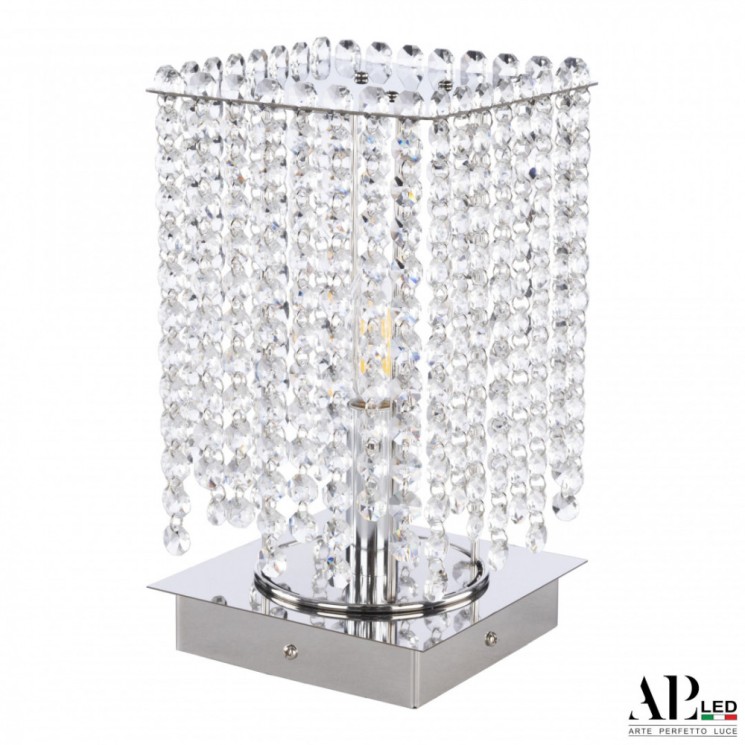 Настольная лампа SH500.L4.15-26.B.Ni.E14 APL LED (С 1 лампочкой)