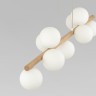 Подвесной светильник со стеклянными плафонами                      TK Lighting  5906 Estera Wood