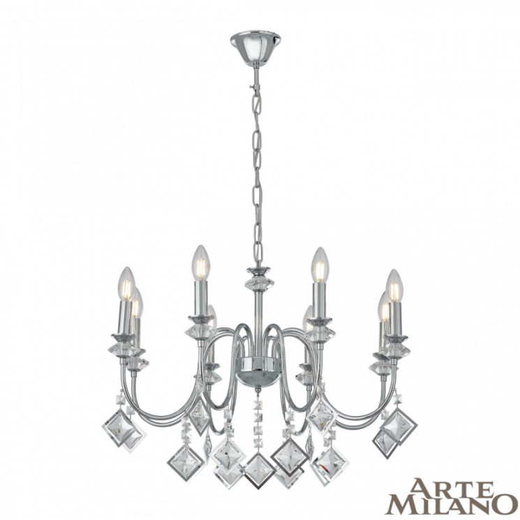 Люстра подвесная 342101/8 CR Arte Milano (Подвесные)