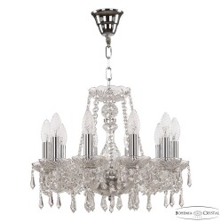 Люстра хрустальная 104/10/141 Ni Bohemia Ivele Crystal (Стеклянный рожок)