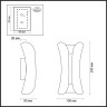 Настенный светильник ODEON LIGHT KRISTA 3886/6BG