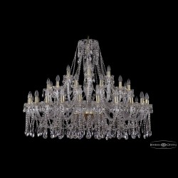 Люстра хрустальная 1413/24+12+6/460 G Bohemia Ivele Crystal (Стеклянный рожок)