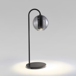 Настольный светодиодный светильник со стеклянным плафоном                      Eurosvet  80508/1 дымчатый