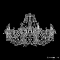 Люстра хрустальная 1409/10/360 Ni Bohemia Ivele Crystal (Стеклянный рожок)