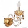Бра с цветным хрусталём 5402B/1/141 G Amber/M-1G K721 Bohemia Ivele Crystal (С 1 лампочкой)