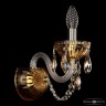 Бра с цветным хрусталём 5402B/1/141 G Amber/M-1G K721 Bohemia Ivele Crystal (С 1 лампочкой)