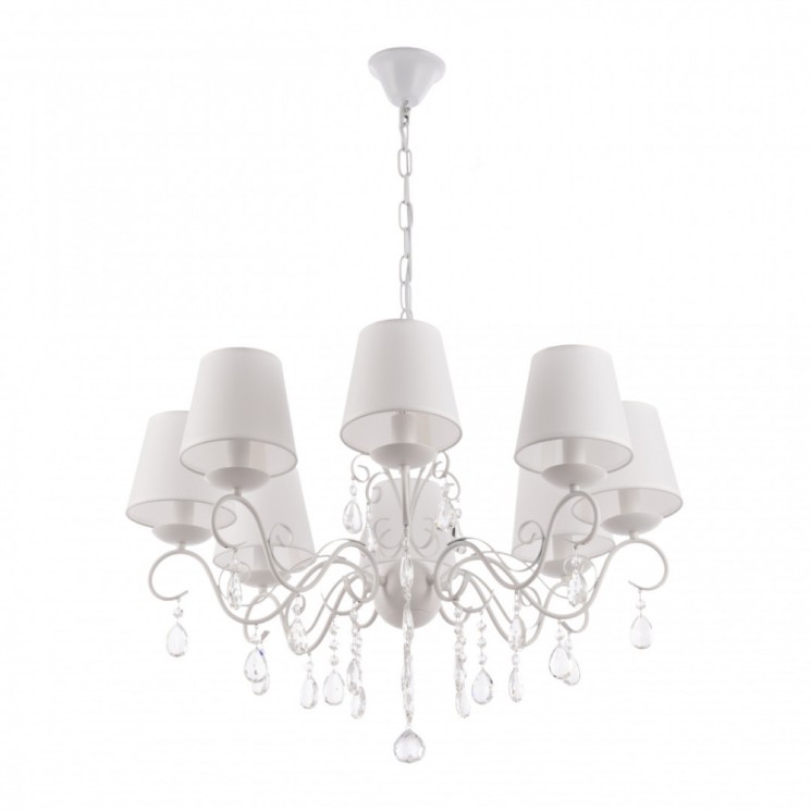 Люстра с абажуром подвесная 340369/8 WT Arte Milano (Подвесные)