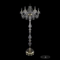 Торшер хрустальный 1409T1/6/195-160 G Bohemia Ivele Crystal (Стеклянный рожок)