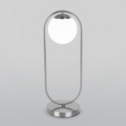 Настольный светильник со стеклянным плафоном                      Eurosvet  01138/1 хром