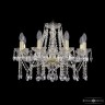 Люстра хрустальная 1413/8/200 G Bohemia Ivele Crystal (Стеклянный рожок)