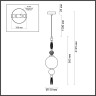 Подвес ODEON LIGHT Palle 5405/1A