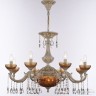Люстра хрустальная AL78101P/8/250 A WMG P Amber/M-1F Bohemia Ivele Crystal (Литые)