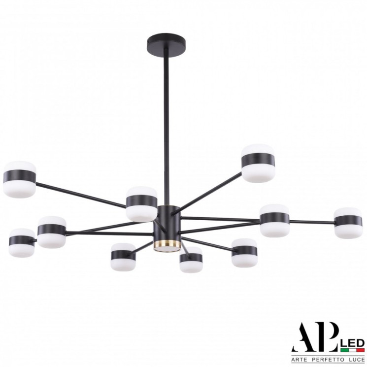 Люстра 3307.6296-10 Black APL LED (Модерн)