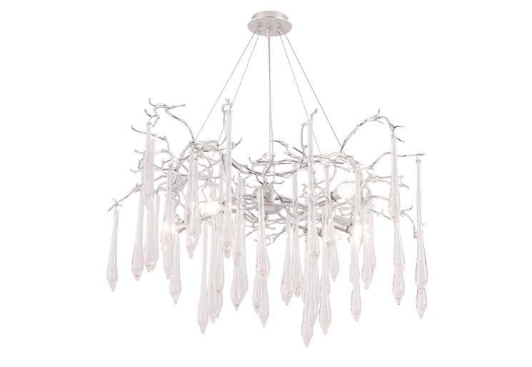 Crystal Lux Люстра Crystal Lux REINA SP8 D1000 SILVER PATINA