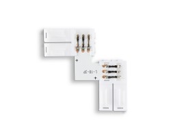 Ambrella Light Соединитель угловой L для светодиодной ленты 5050 12/24V (3 конт.) 10 шт GS GS6651